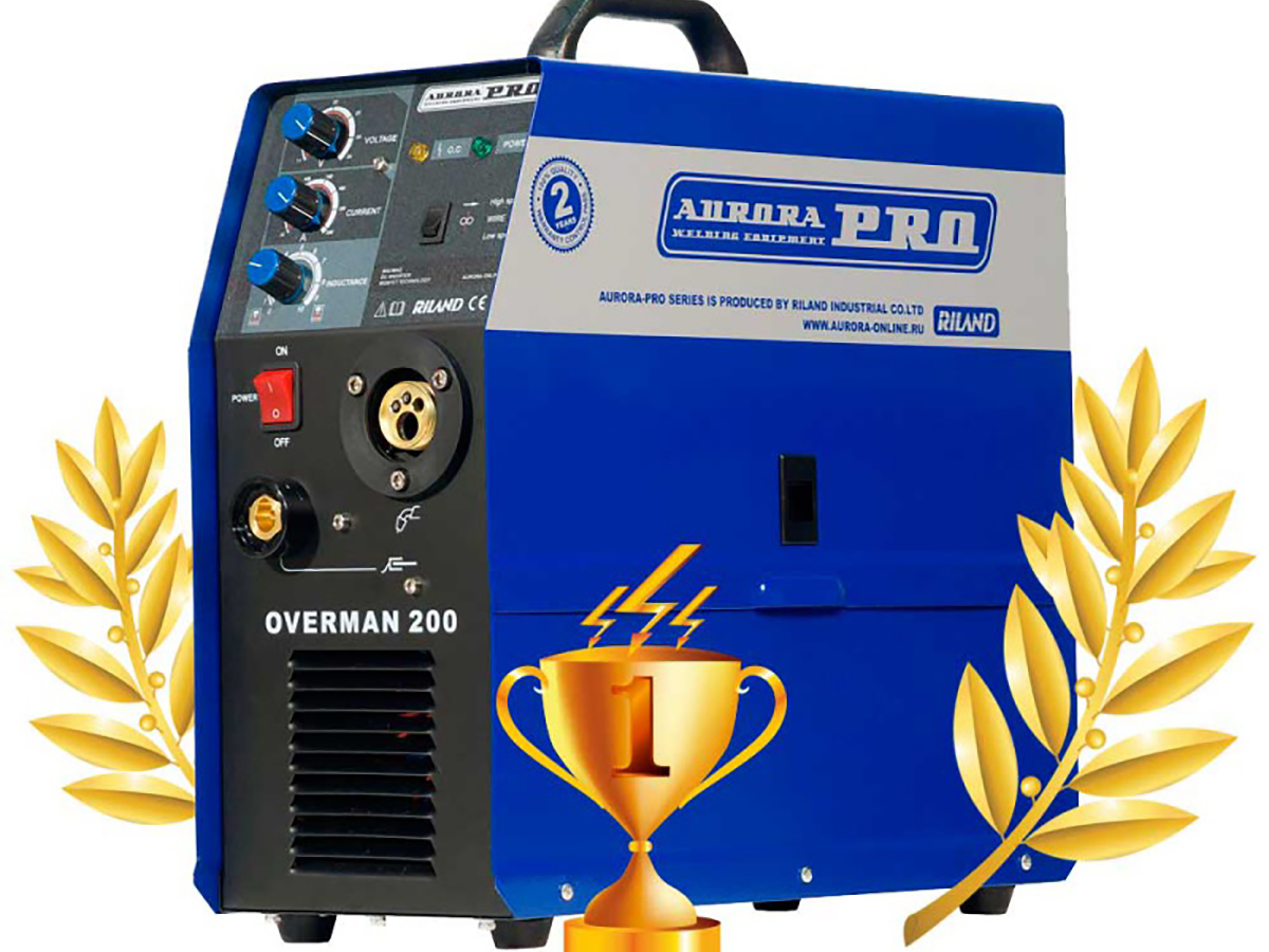 Инверторный сварочный полуавтомат AuroraPRO OVERMAN 200 (MOSFET)